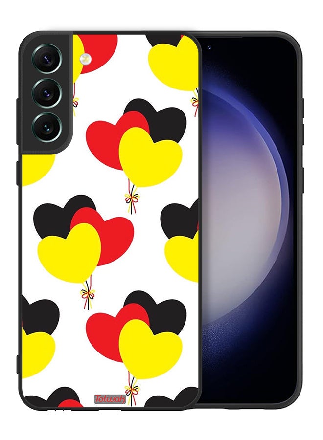 Tolwak Samsung Galaxy S21 FE 5G Protective Case Cover Three Hearts Bunch - Image 2