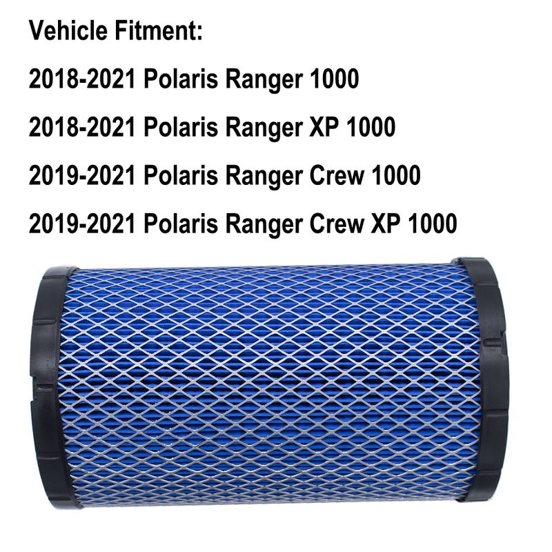 MOCW 2 Pcs Blue 7082265 Air Filter Fit for 2018 2019 2020 2021 2022 2023 Polaris Ranger 1000, Ranger Crew XP 1000, Ranger XP 1000 (all models) - Image 3