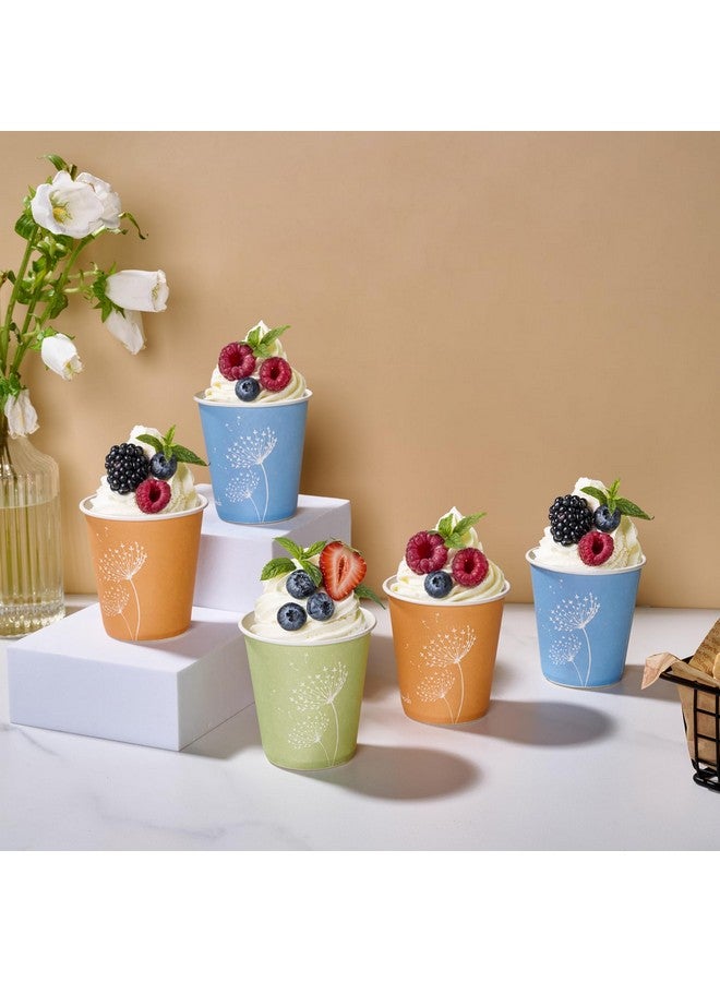 LITOPAK 1200 Pack 5 oz Paper Cups, Colorful Samll Disposable Paper Bathroom Cups for Parties, Travel, and Events - Image 3