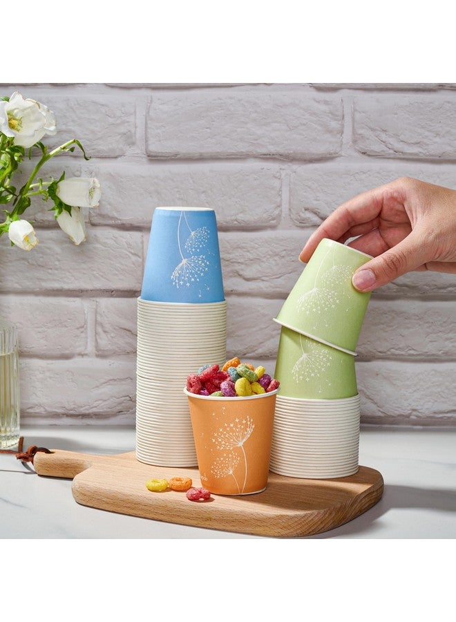 LITOPAK 1200 Pack 5 oz Paper Cups, Colorful Samll Disposable Paper Bathroom Cups for Parties, Travel, and Events - Image 2