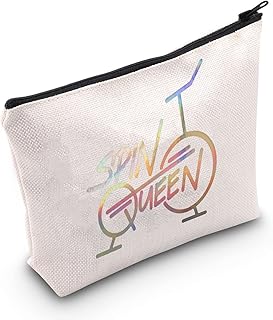 POFULL POFULL Cycling Bike Indoor Spin Class Workout Gift Spin Queen Cosmetic Bags Indoor Cycling Spinning Bike Gym Gift (Spin  - Image 1
