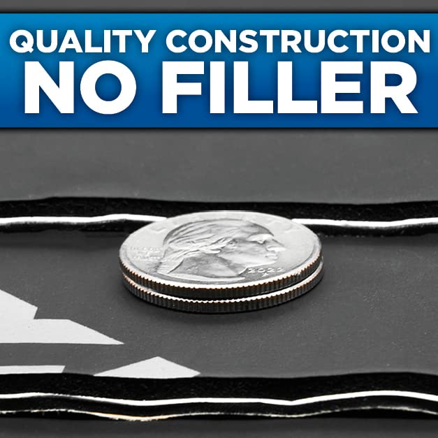 NVX SDRF20 خمس أوراق بحجم 18" × 32" (20 قدم مربع) مادة عازلة للصوت من 3 طبقات (تخفيف الصوت) رغوة سوداء مغلقة الخلايا، رقائق الألمنيوم، ومطاط البيوتيل - Image 3