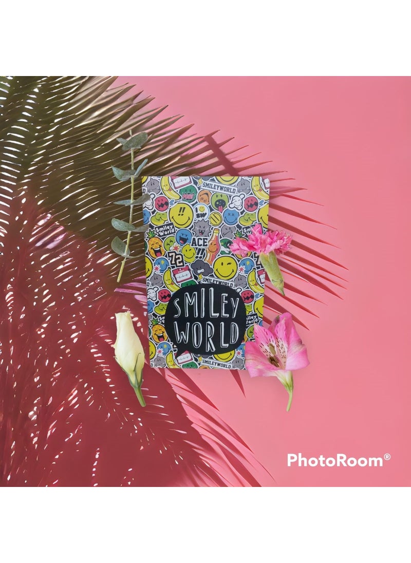 Mynote Smiley World 13X21 Striped 40 Sheets  - Image 1