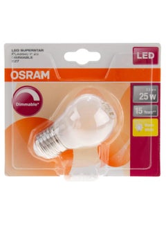 Osram E27 LED Class P 25 Bulb 3.3W Warm White
