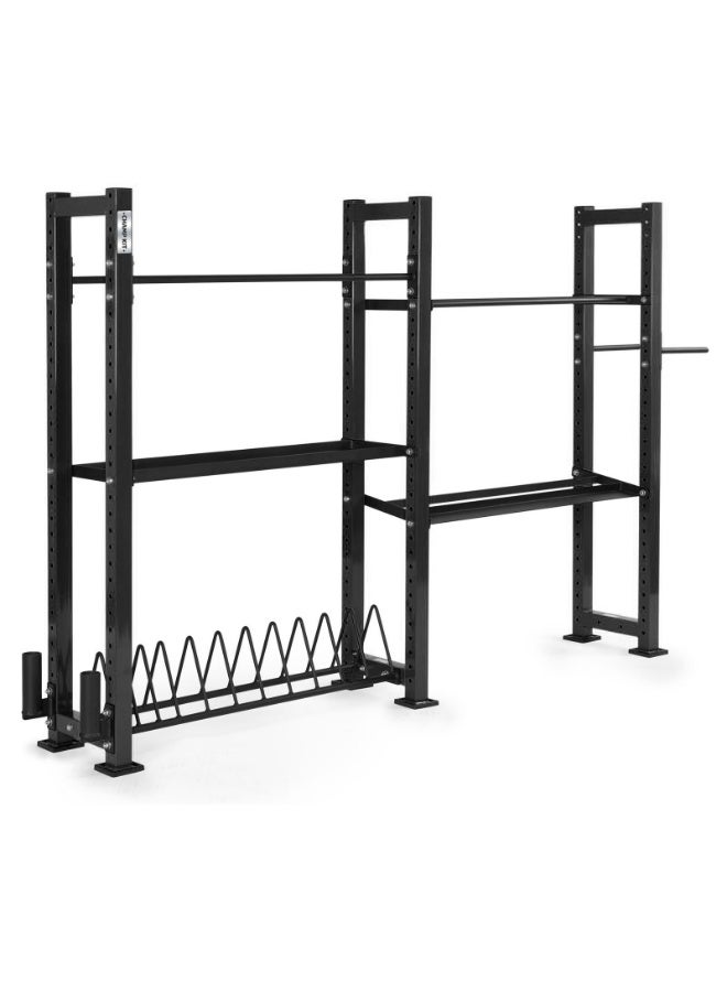 CHAMP KIT Gym Storage Rack – Heavy-Duty Multi-Functional Fitness Organizer for Dumbbells, Barbells, Kettlebells & Accessories – Durable Design Supports Up to 300kg - Image 1