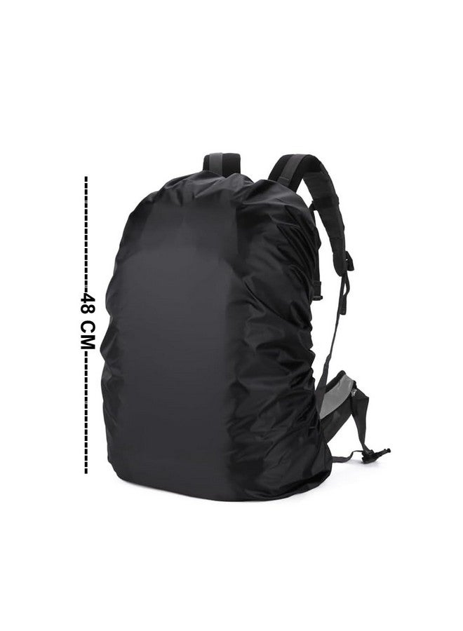 Defflo Rain Cover for Backpack Travel Essentials Rain Cover for School, College,Office, Trekking Bags, Elastic Adjustable All Bag Sizes Rainproof Dust Proof Protector Bag Cover - Image 3