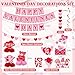 PARTY TONIGHT Valentines Day Decorations Valentine Days Decorations for Party Happy Valentine Day Banners Valentines Day Hanging Swirls Valentine Day Honeycomb Centerpieces Valentine Day Decor - Image 4