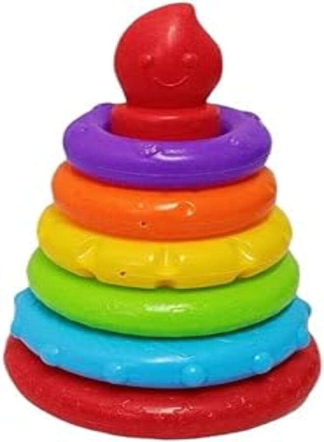 Al Safwa Al Safwa W39-20 Plastic Ring Rod 7 Pieces - Multi Color 