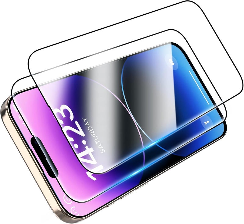Screen Protector Compatible with Apple iPhone 17 Pro Max(2 Pack), 6.9inch Tempered Glass Accessories for 17P Max | 9H+ Hardness | 3D Curved | Seamless Coverage | HD Transparency