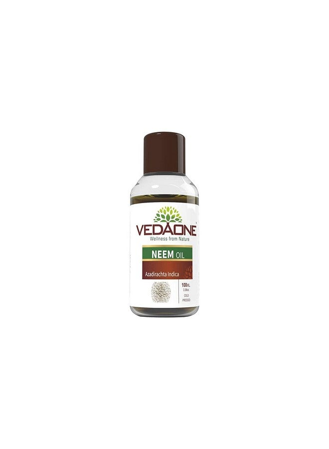 Vedaone 100% Pure Natural And Undiluted Cold Pressed Neem Oil - 100ml (Pack of 3) - Image 2