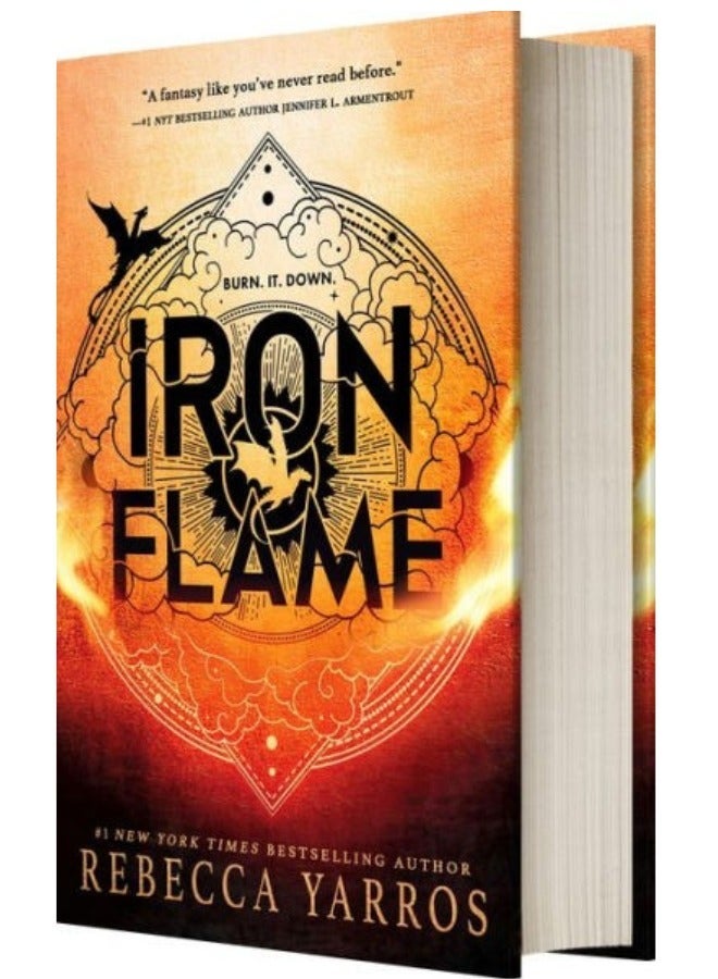 Iron Flame Novel (The Empyrean Series Book 2) by Rebecca Yarros #1 New York Times Bestseller English Romantic Fantasy Paperback Book - Image 1