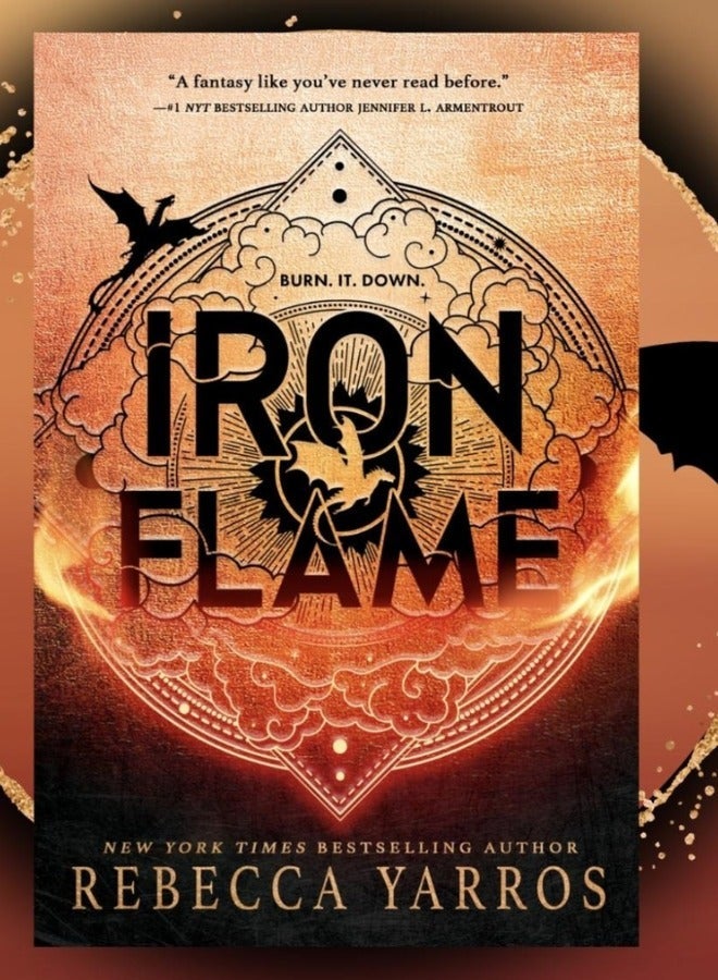 Iron Flame Novel (The Empyrean Series Book 2) by Rebecca Yarros #1 New York Times Bestseller English Romantic Fantasy Paperback Book - Image 2
