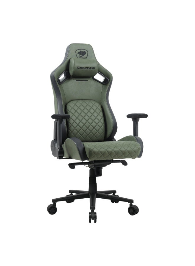 Cougar DEFENSOR S ARMY GREEN F Gaming Chair -Dark Green - Image 1