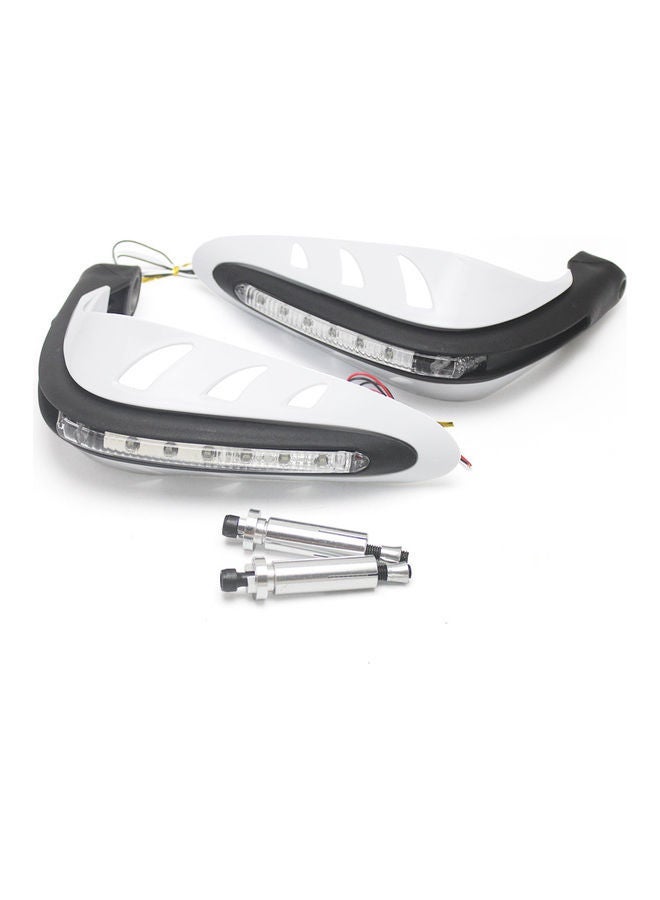 1-Pair Universal Motorcycle Handguard with LED Light - Image 1