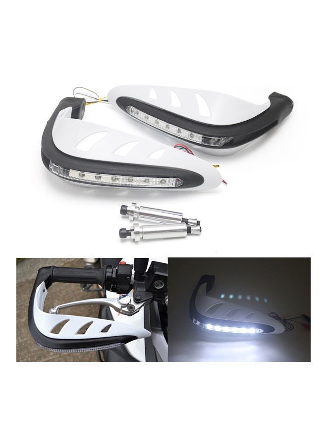 1-Pair Universal Motorcycle Handguard with LED Light - Image 3