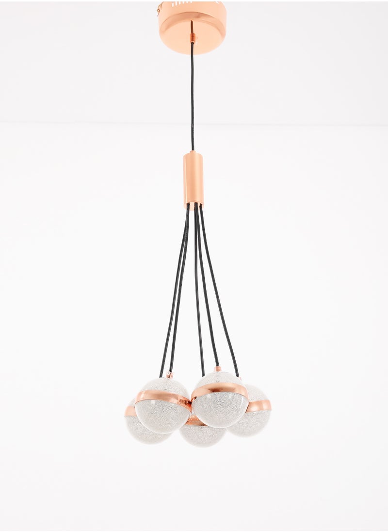Alameer Modern led pendant lamp rose gold 5 balls  - Image 2