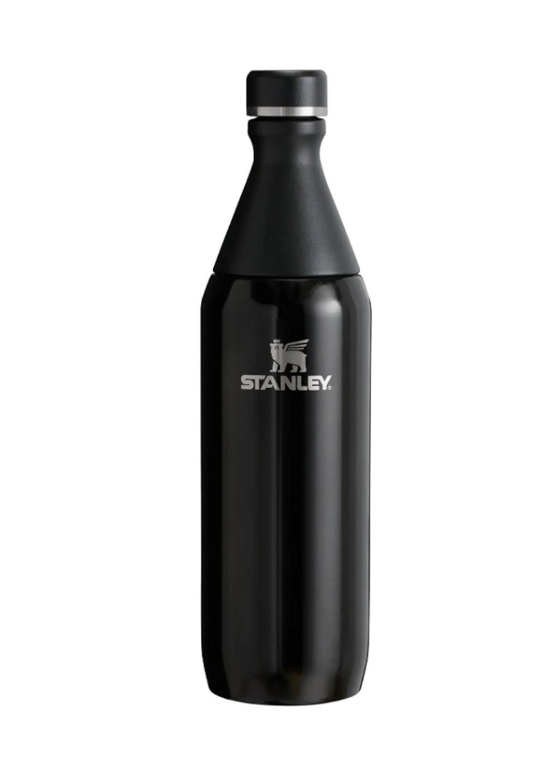 Stanley The All Day Slim Bottle 591Ml / 20Oz  Slim & Stylish Stainless Steel Insulated Water Bottle With Double-Wall Vacuum Insulation, Leakproof Design, Bpa-Free, Dishwasher Safe, Car Cup Holder Compatible, Eco-Friendly Recycled Steel, Keeps Drinks Ice-Cold For Hours  Perfect For Work, Travel, Sports & Everyday Hydration - Image 1