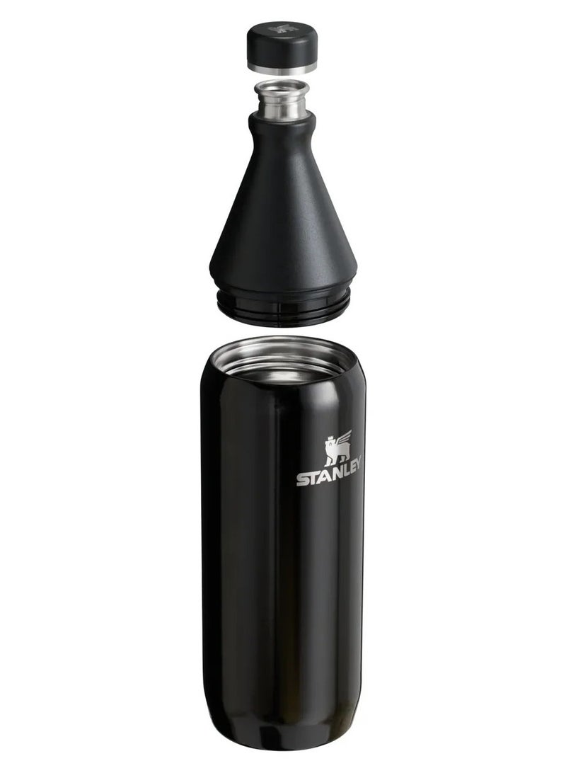 Stanley The All Day Slim Bottle 591Ml / 20Oz  Slim & Stylish Stainless Steel Insulated Water Bottle With Double-Wall Vacuum Insulation, Leakproof Design, Bpa-Free, Dishwasher Safe, Car Cup Holder Compatible, Eco-Friendly Recycled Steel, Keeps Drinks Ice-Cold For Hours  Perfect For Work, Travel, Sports & Everyday Hydration - Image 4