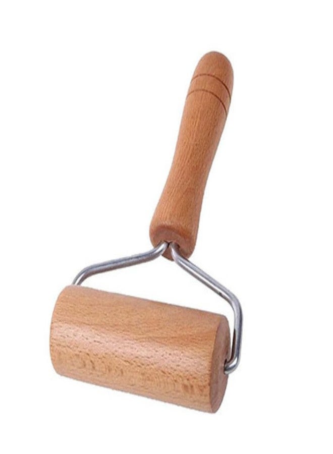 Prostuff.in® Wooden Dough Roller | Carved from Single Block of Wood, No Dyes or Polish - Natural Finish, Wooden Dough Rolling Pin for Chapati, Roti, Pizza, Cookie- 1pcs(Multicolour) - Image 1
