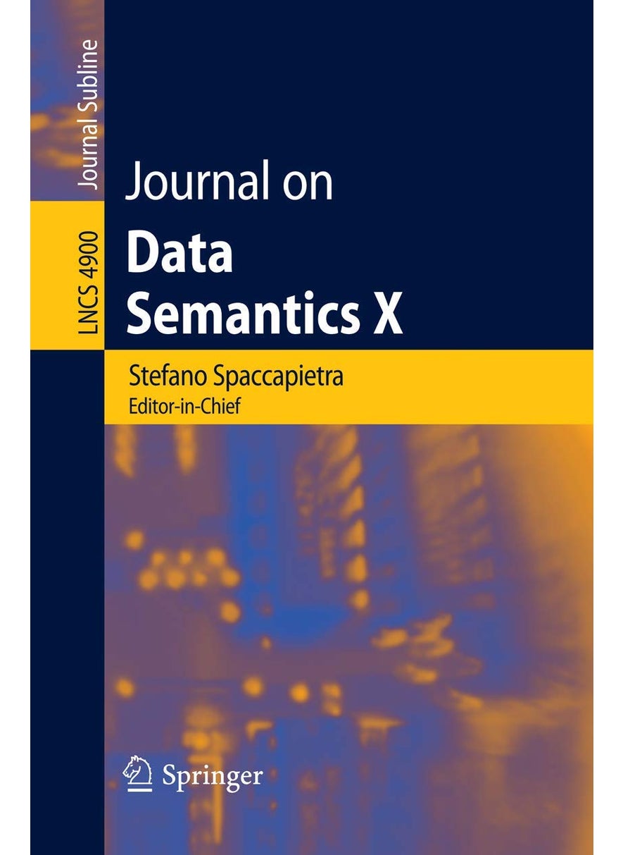Journal on Data Semantics X 