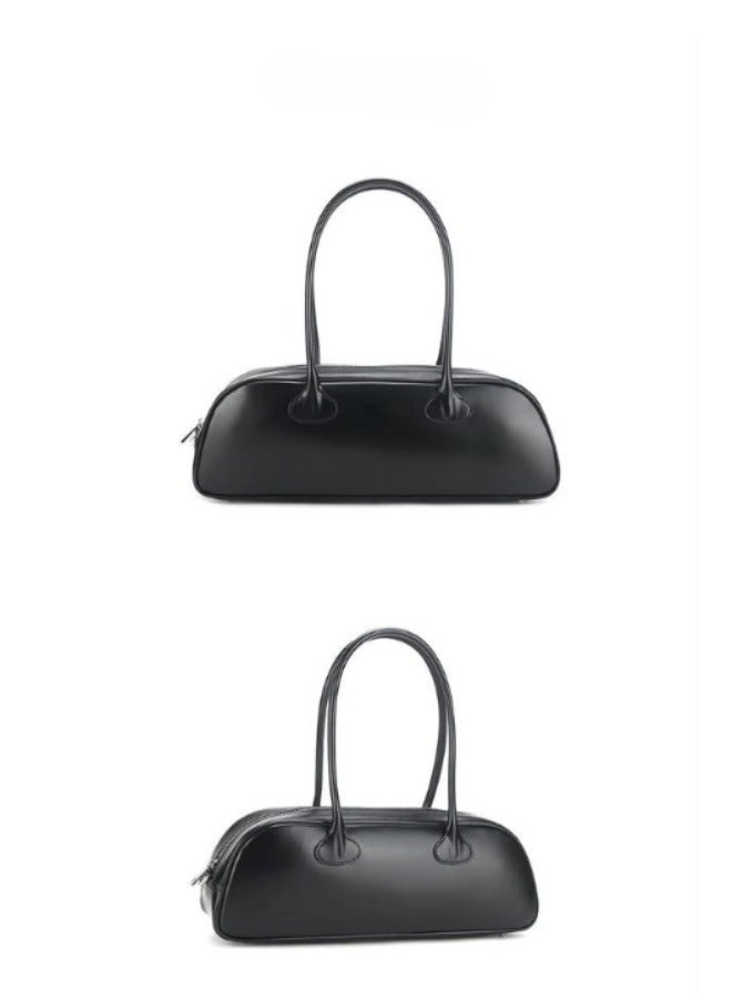 Rup Art Ladies Vintage Handbag  Timeless Fashion PU Leather Bowling Bag Spacious  Stylish Design - Image 2