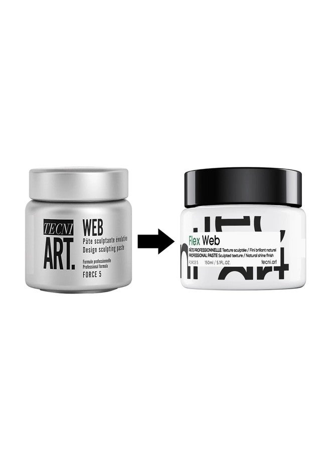 TECHNl | ART Professional Care Hair Styling New Flex W.E.B Cream Hair WAX Force 5 (150-ML) - Image 2