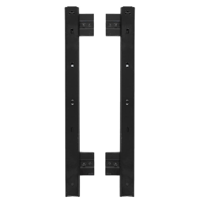 Veemoon Under Desk Keyboard Sliding Rails, 14-23 Inch Ball Bearing Slides Hardware Kit Pull Out Computer Keyboard Tray Slides Adjustable Hanging Rail Bracket Telescopic Drawer Runners (27MM Width) - Image 1