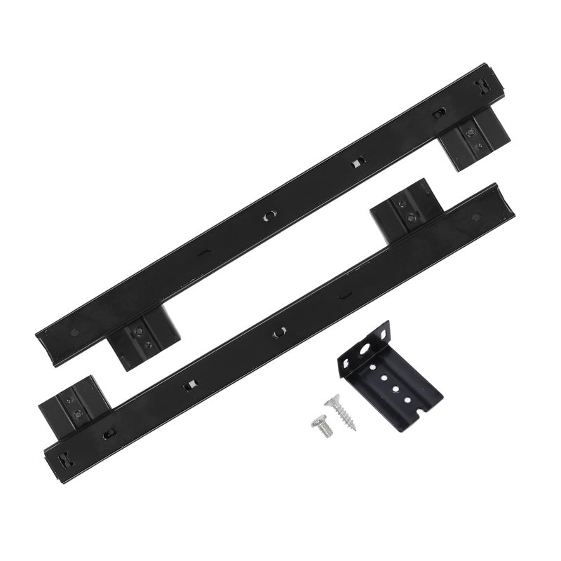 Veemoon Under Desk Keyboard Sliding Rails, 14-23 Inch Ball Bearing Slides Hardware Kit Pull Out Computer Keyboard Tray Slides Adjustable Hanging Rail Bracket Telescopic Drawer Runners (27MM Width) - Image 4