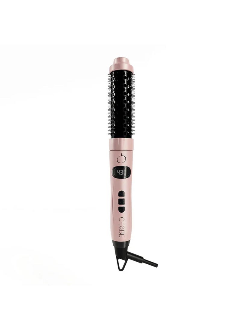 CH&BE Heat Rounded Brush | 140–430°F | Versatile styling brush | Straighten, intensify, and curl | Infrared technology to preserve moisture | Shiny ends and professional waves | Gentle, fast, and quiet | Digital temperature monitor  - Image 1