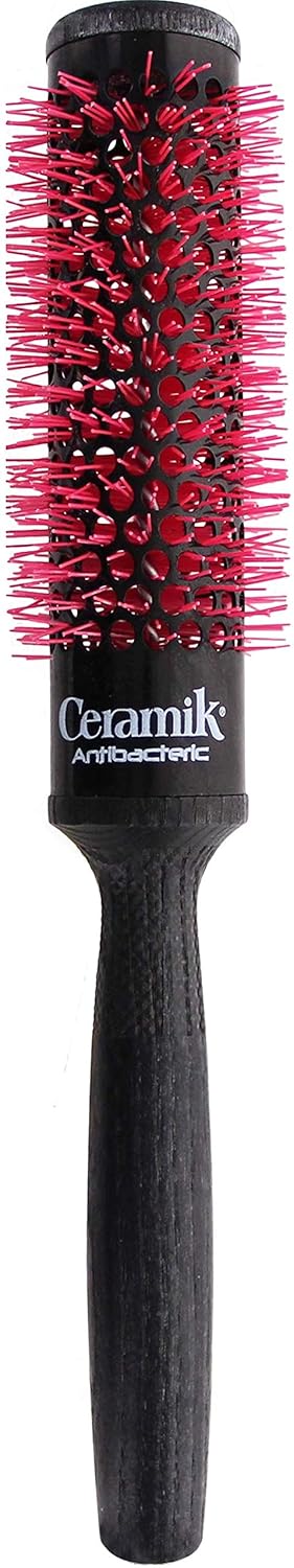 TEK  Professional Line  Roll Brush with Ceramic Oxygen Treated tube for Medium Long Hair  diameter 30mm