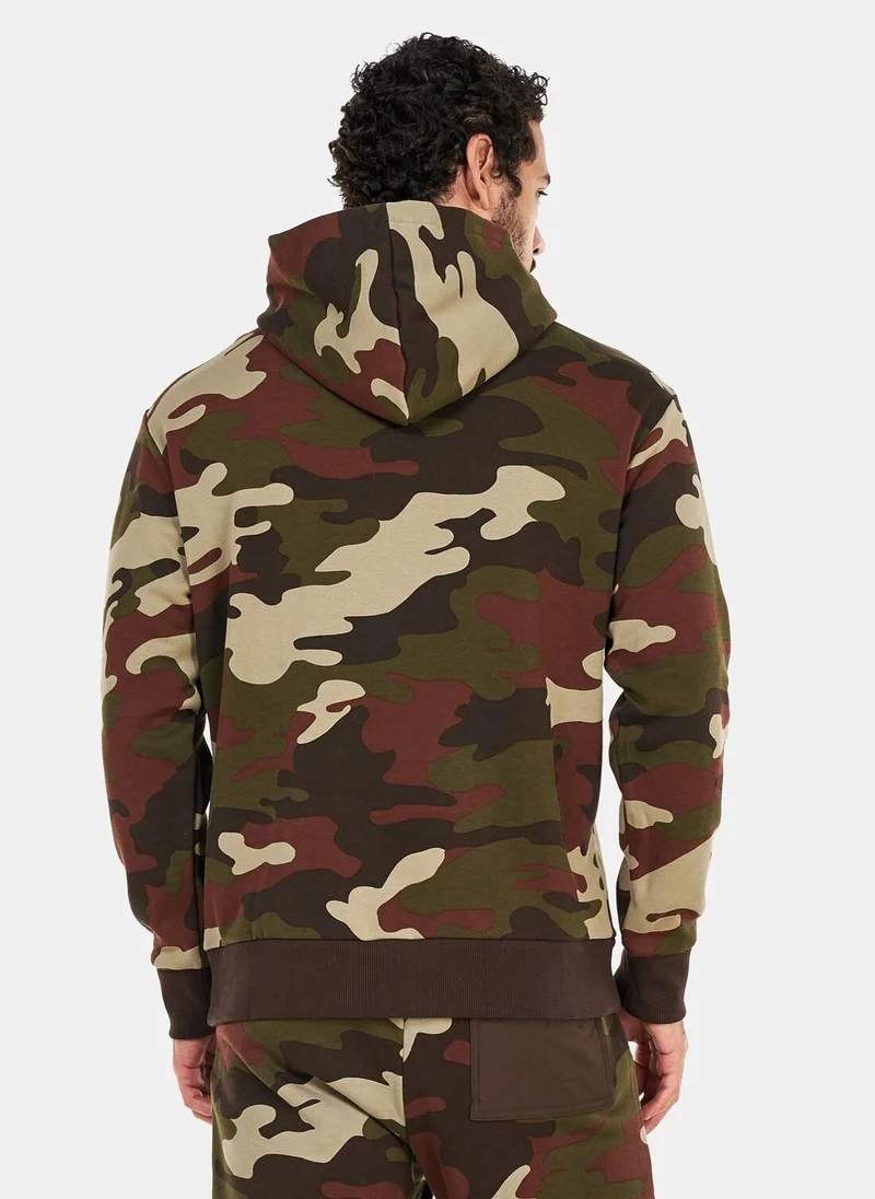 نيو بالانس Men's Athletics Camo Fleece Hoodie