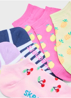 SKECHERS Kids 6 Pack Non Terry Socks  - Image 3