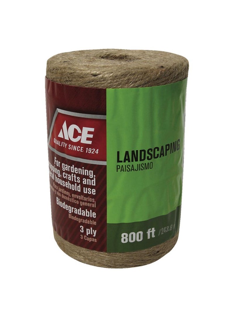 ACE Ace Braided Jute Twine Sold Per Piece 243m 