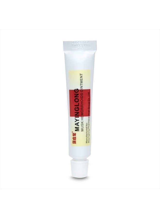 Ma Ying Long Mayinglong Musk Hemorrhoidal Ointment, Helps Relieve Itching, Burning, or Discomfort Fast 10 Grams (1 Tube) Packaging May Vary - Image 5