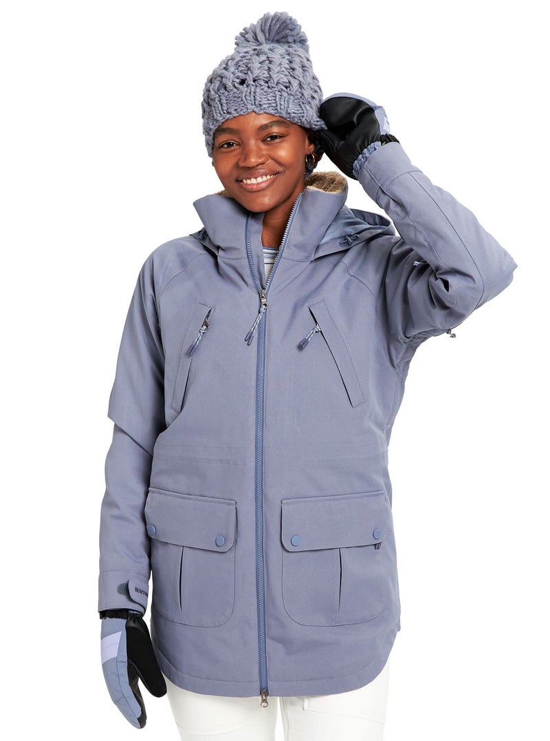 Burton Womens Standard Prowess Jacket Folkstone Gray Medium
