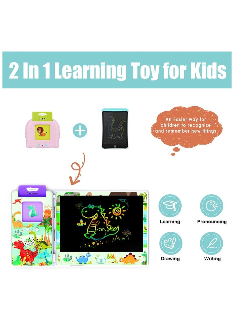 Generic - Talking Flash Cards with LCD Writing Tablet, Autism Sensory Toys for Autistic Children, Speech Therapy Toys, 224 Sight Words Educational Learning Toddler Toys for 3 4 5 6 Year Old - Image 1