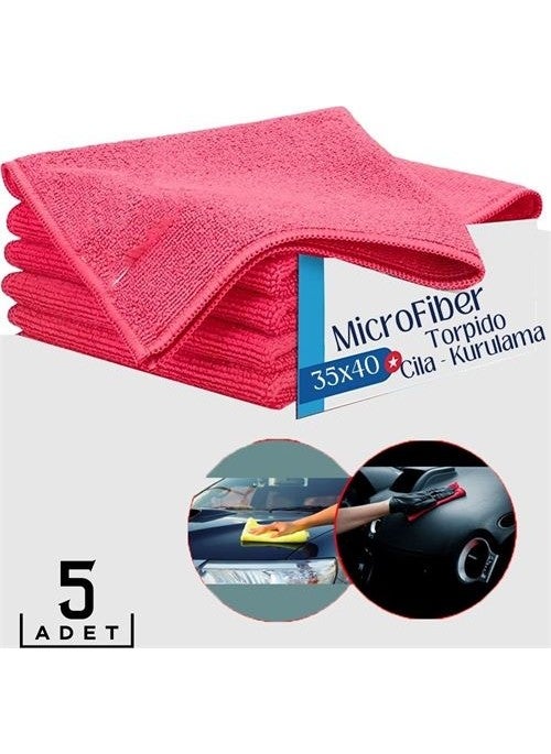 Transformacion - 60+10 Pieces Microfiber Car Interior and Exterior Cleaning Drying Towel 429050 - Image 1