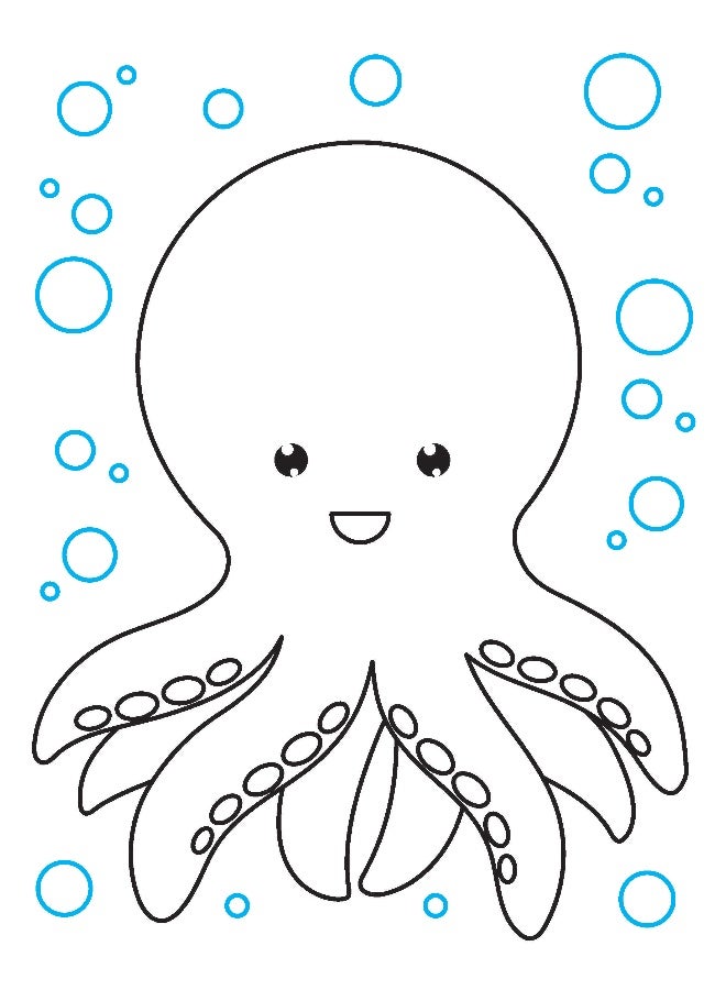 Dreamland Under Ocean Neon Colour and Sticker Dots Book  Over 500 Stickers - Image 2