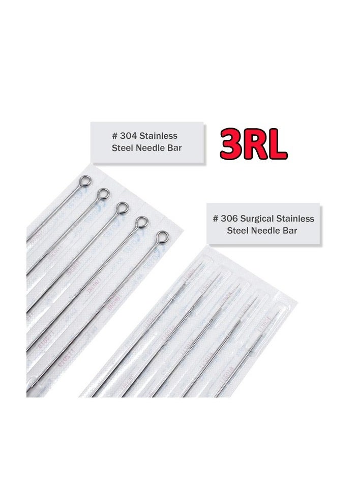 Generic 5-Pieces/Set Disposable Round Liner Sterile Tattoo Needles,Size 3RL  - Image 4