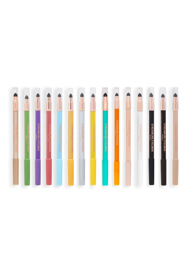 REVOLUTION Makeup Revolution Streamline Waterline Eyeliner Pencil Black - Image 4