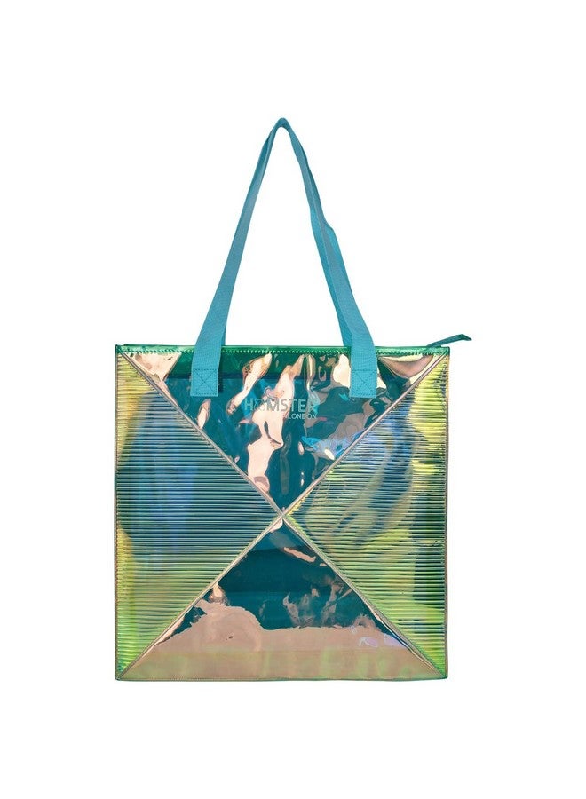 HAMSTER London Women's Aqua Casual Tote Bag (Aqua, Size: 40X10X40 Cm),Blue - Image 1