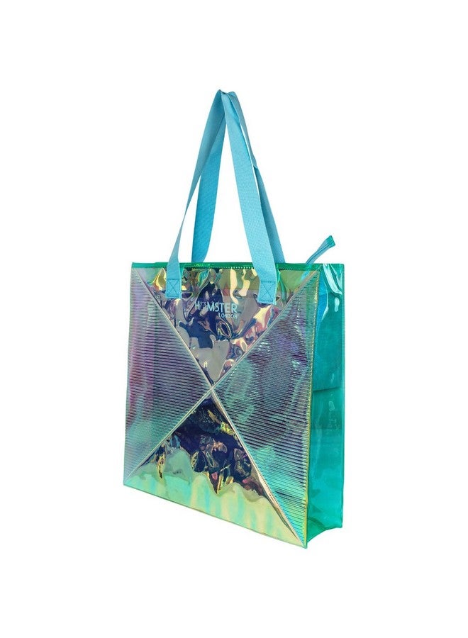 HAMSTER London Women's Aqua Casual Tote Bag (Aqua, Size: 40X10X40 Cm),Blue - Image 3