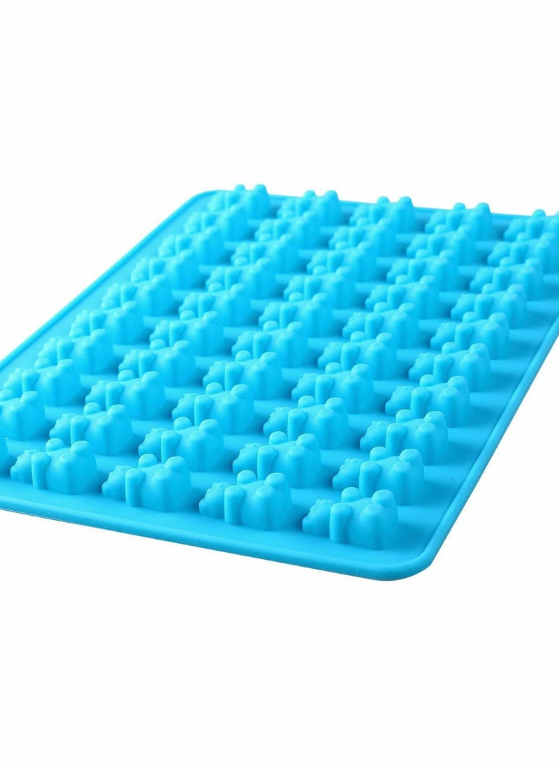 Generic - Silicone Gummy Bear Candy Molds Set of Three, 50 Cavity Gummy Bear Molds with Extra Dropper - Image 1