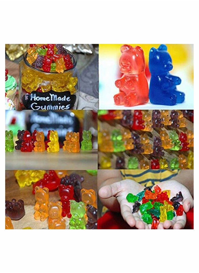 Generic - Silicone Gummy Bear Candy Molds Set of Three, 50 Cavity Gummy Bear Molds with Extra Dropper - Image 1