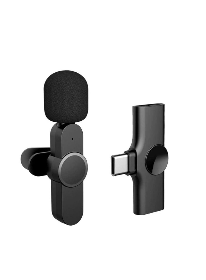 Phone Planet New Wireless Type C Lavalier Microphone for All Type C Android Mobiles Plug and Play Mic for YouTube Facebook Live Stream - Image 1