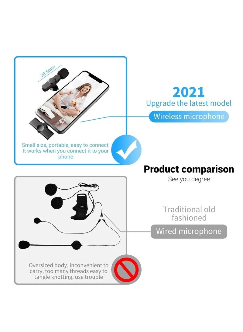 Phone Planet New Wireless Type C Lavalier Microphone for All Type C Android Mobiles Plug and Play Mic for YouTube Facebook Live Stream - Image 4