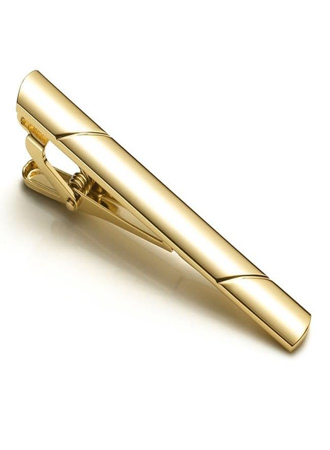 PiercingJ 3pcs Set Stainless Steel Exquisite GQ Classic Tie Bar Clip, Silver Golden Black Tone, 2.3Inches - Image 4
