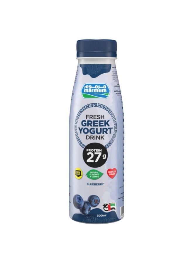 Greek Drinking Yoghurt, Blueberry - 300ml, UAE