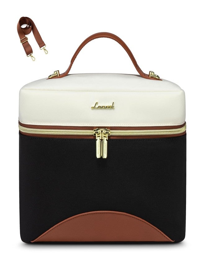 لوف فوك حقيبة غداء معزولة من لوففوك للنساء، صندوق غداء كبير للبالغين، حقيبة تبريد مانعة للتسرب للمكتب والنزهات والرحلات والشاطئ، حقيبة حمل للغداء مع حزام كتف قابل للتعديل - Image 1