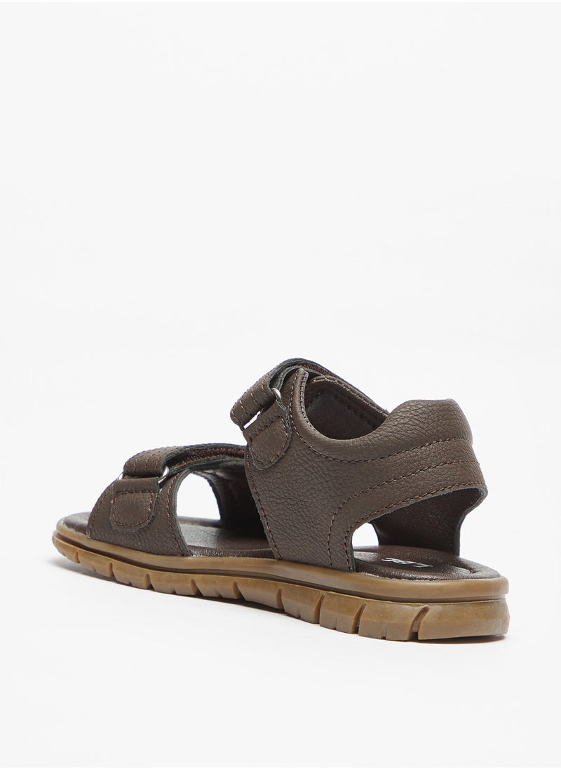 LBL by Shoexpress - Girls Textured Floaters with Hook and Loop Closure - Image 1